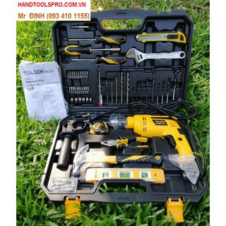 BỘ DỤNG CỤ MÁY KHOAN 710W + 94 MÓN Tolsen 79685