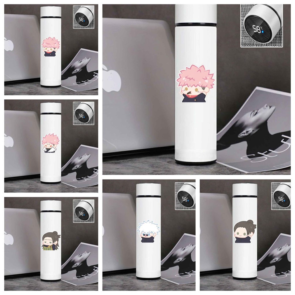 Bình giữ nhiệt đựng nước in hình JUJUTSU KAISEN VER TẬP THỂ DỤC tiện lợi xinh xắn anime chibi