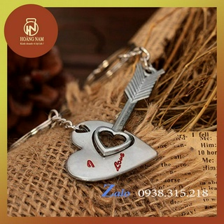 Móc khóa đôi hình trái tim - Kết nối tình yêu và sự đồng cảm bỉểu tượng tình yêu và sự gắn kết cho đôi bạn