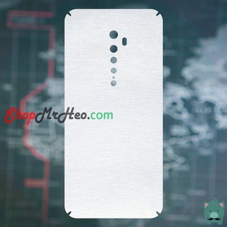 Skin Dán Mặt Sau Lưng Vân Nhôm OPPO Reno2 - Reno 2 - Reno2 F - Reno 2F