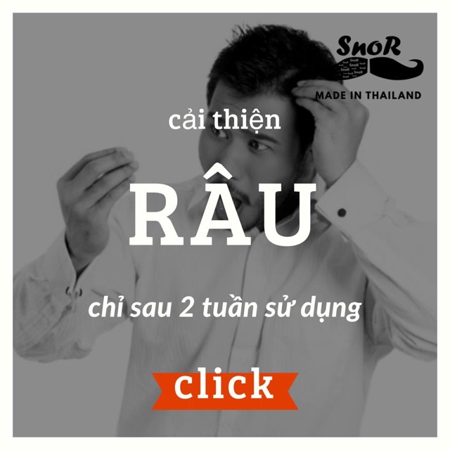 SÁP SNOR THAILAND MỌC RÂU, TÓC VÀ TẤT CẢ CÁC LOẠI LÔNG 15G CÓ CHỨA LCLT