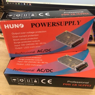 Bộ Nguồn Tổng HUNO 12V-10A, 15A, 20A cho camera, biển quảng cáo và biển led