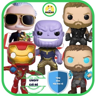 Funko Pop Marvel Loại Unoff Stan Lee Thor Thần Sấm Thanos Avengers Marvel Siêu Anh Hùng Tiệm đồ chơi Beocaz có sẵn
