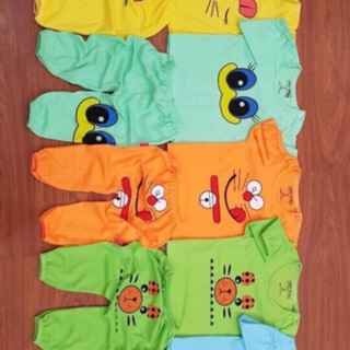Combo 25  bo dài tay cotton cho bé