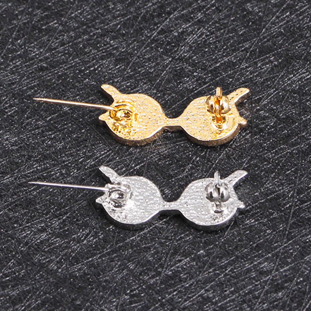 Ghim cài áo hình kính mát sáng tạo cho nam