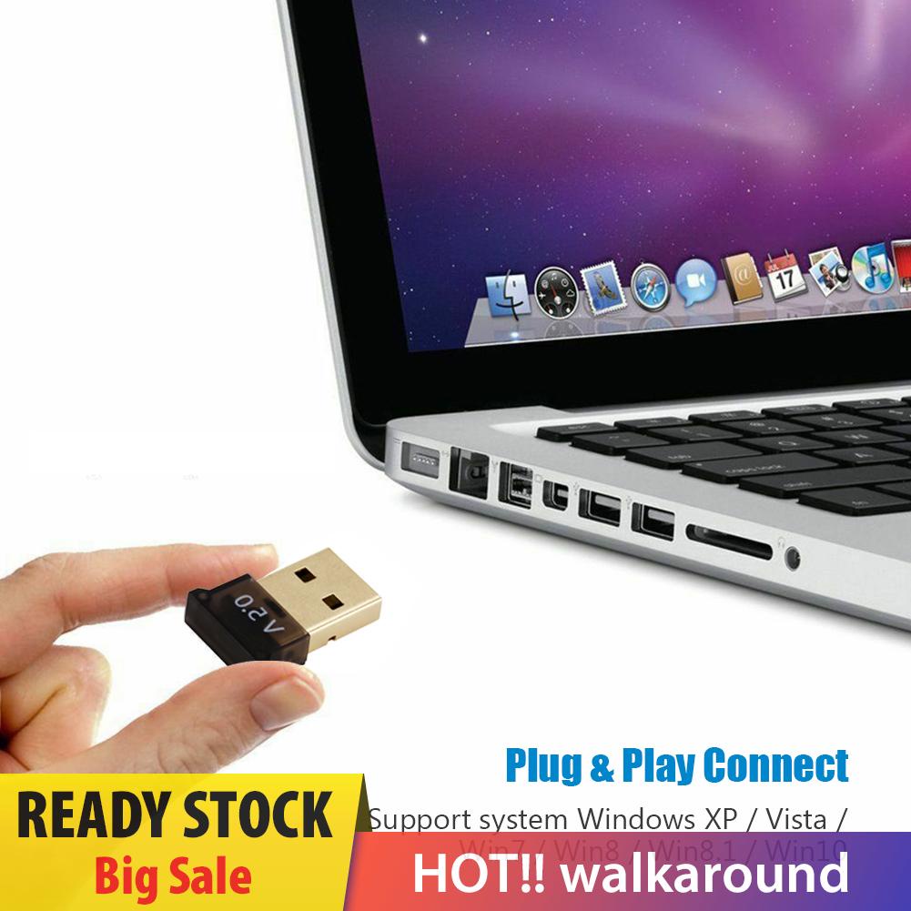 walkaround CSR 4.0 USB Bluetooth-compatible 5.0 Adapter Dongle Music Audio Receiver Transmitter