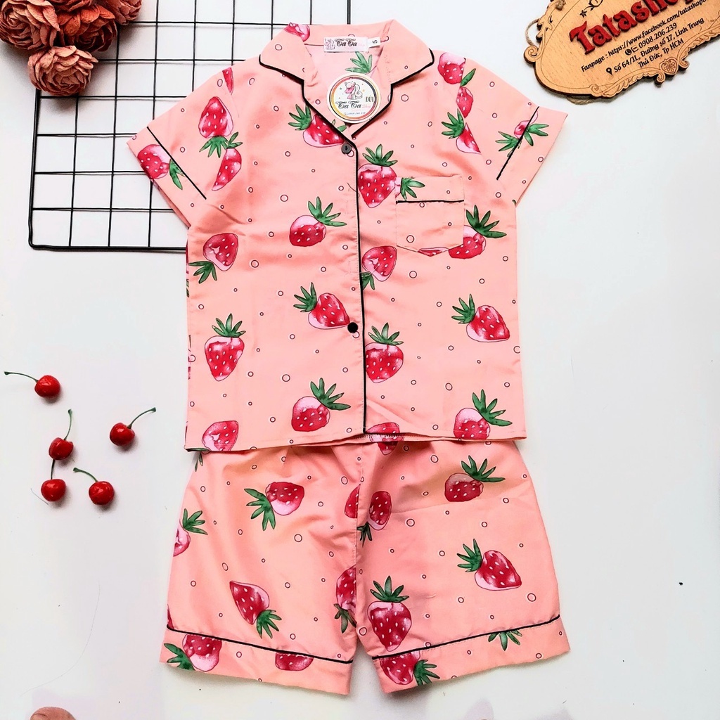 030 [11-45kg] Bộ pijama đùi bé trai - bộ pijama cộc tay cho bé trai bé gái vải kate thái cao cấp