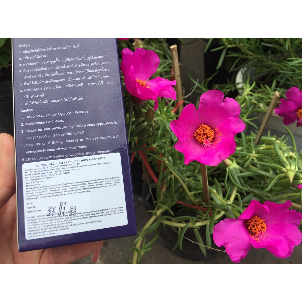 Sét tắm trắng da từ thiên nhiên DIPSO Thái Lan 90 ml | BigBuy360 - bigbuy360.vn