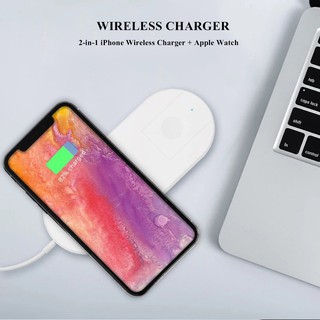 For iWatch Watch Wireless Charger 2-in-1 IPhoneX Phone Wireless 7.5W Fast Charging