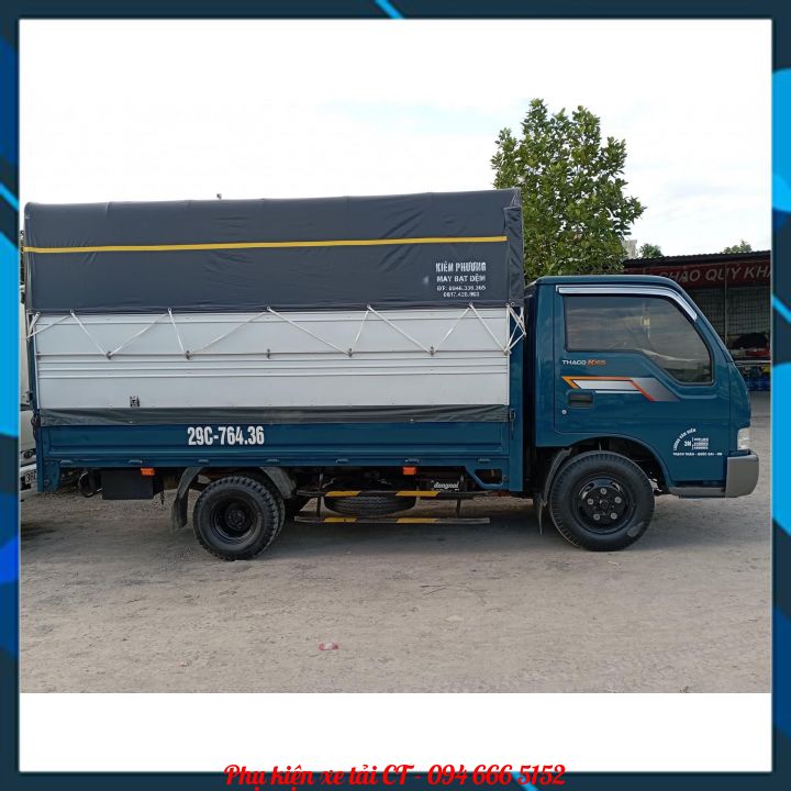 Vè che mưa mạ Crom xe tải KIA K165,K190,K140,K125,K2700,K3000-Hàng nhập khẩu Hàn Quốc