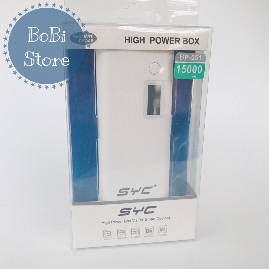 Pin sạc dự phòng SYC