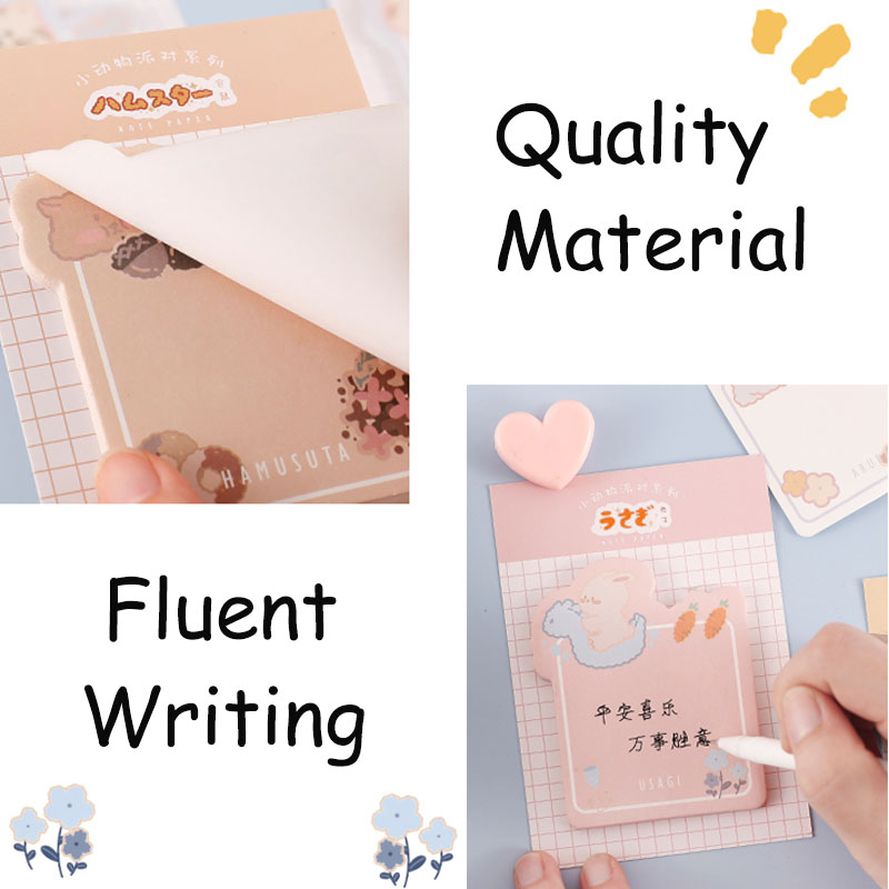 Giấy Dán Viết Ghi Chú Họa tiết Động Vật Dễ Thương