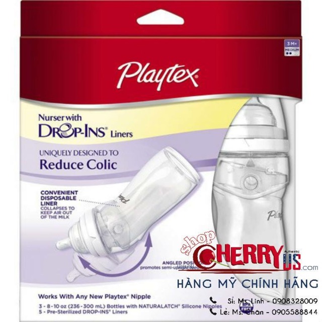 Bình sữa Playtex chính hãng