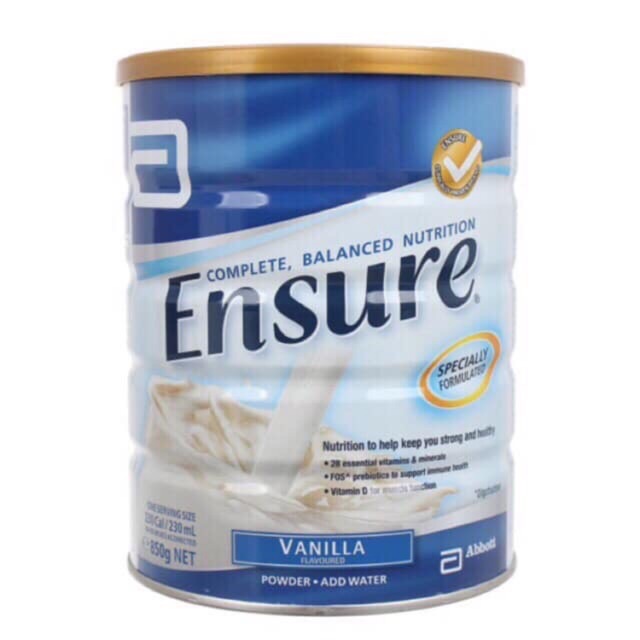 Sữa bột Ensure 850gr Úc