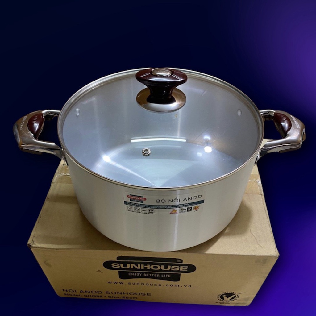 Nồi lẻ SUNHOUSE size 26cm-Hàng Chính Hãng- sử dụng cho bếp ga và bếp hồng ngoại