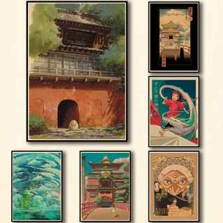 Sticker Dán Tường 37 Mẫu Thiết Kế Theo Phim Spirited Away