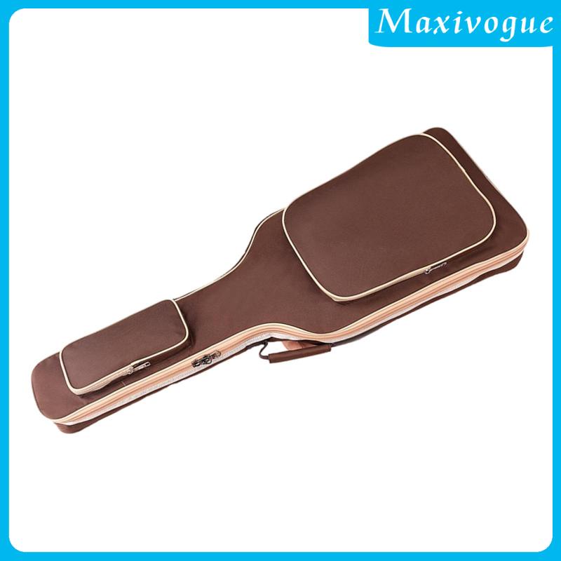 Túi Đựng Đàn Guitar Điện Bằng Vải Oxford Cotton 7mm Kèm Túi Đựng Tiện Dụng Mang Theo Du Lịch