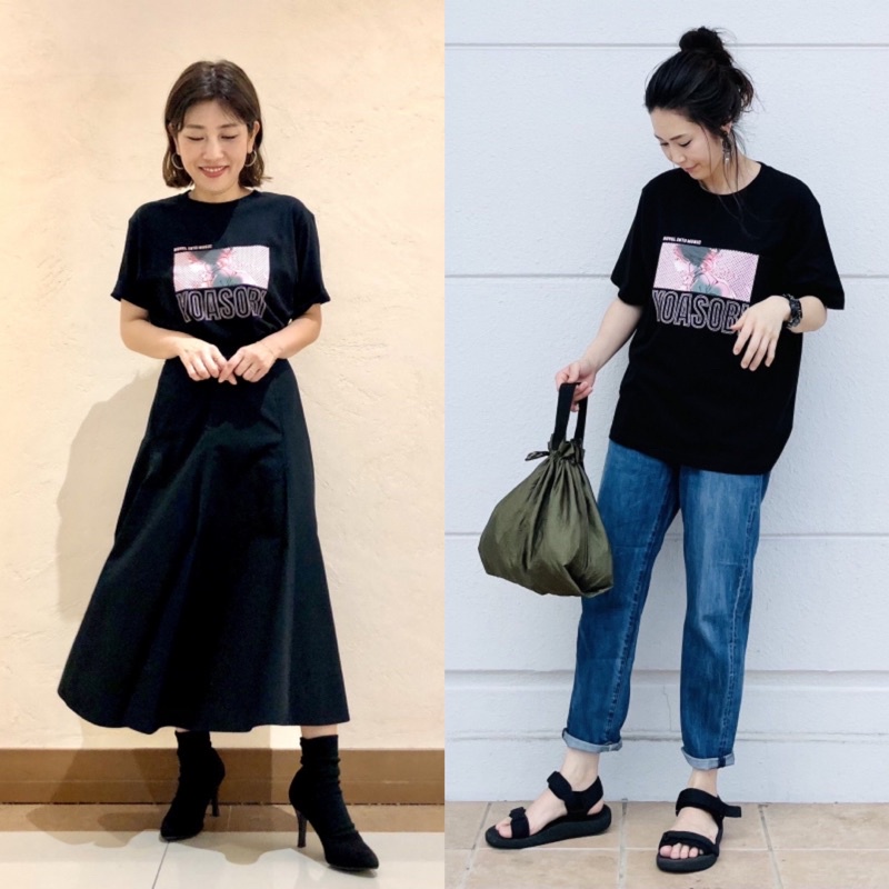 Áo phông nữ cổ tròn YOASOBI UT xinh xắn, dễ thương của Uniqlo