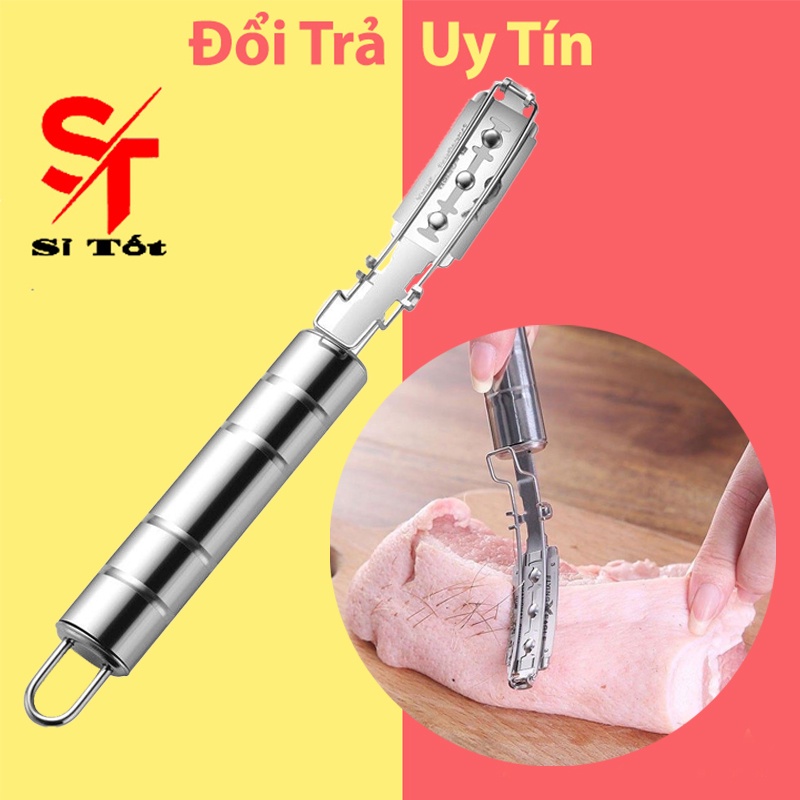 Dao cạo lông lợn các loại thực phẩm chất liệu inox không gỉ tiện ích