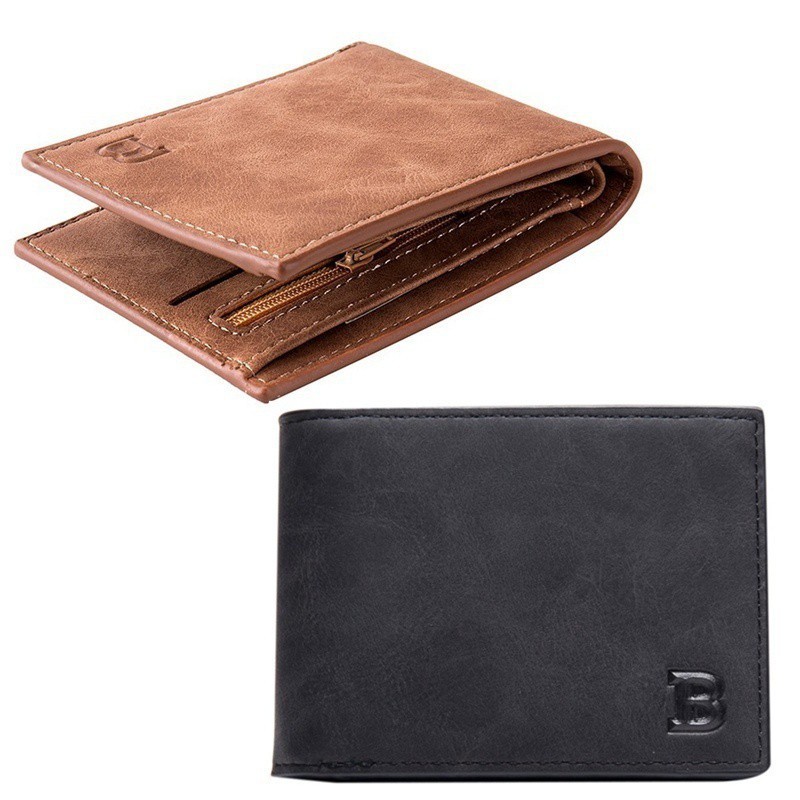 Ví da PU thời trang kiểu dáng vintage dành cho nam