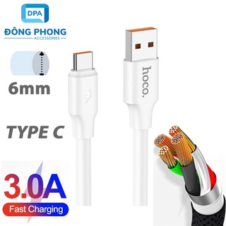 Cáp sạc nhanh cổng type c hoco du17 chính hãng dài 1 mét