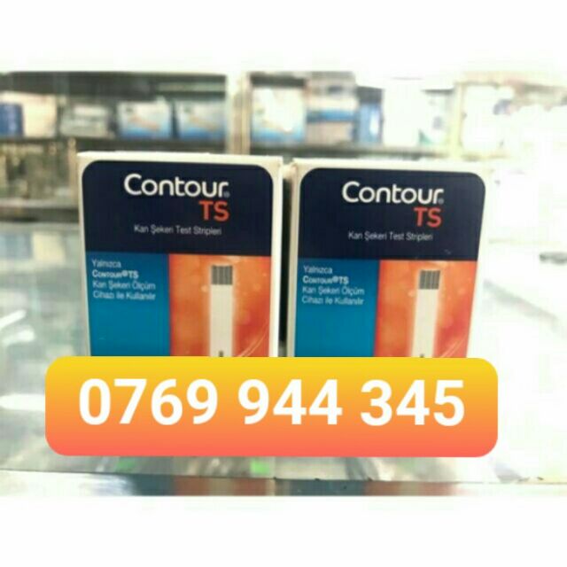 Que thử đường huyết contour Ts ( hộp 25 que) Que thử Contour TS dùng cho máy thử tiểu đường Contour TS. Hộp 25 que