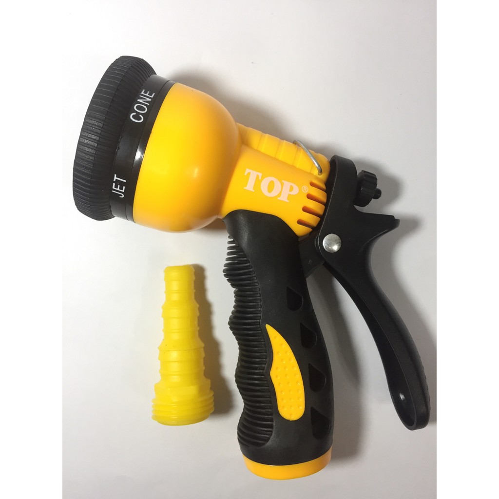 Vòi Xịt Nước Tưới Cây, Rửa Xe 6 Tia Tăng Áp TOP FA-7703-1A (Chính Hãng)