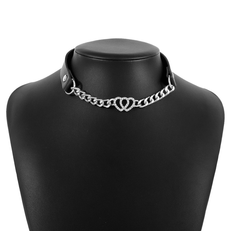 Vòng Cổ Choker Màu Đen Phong Cách Punk Thời Trang Cho Nữ