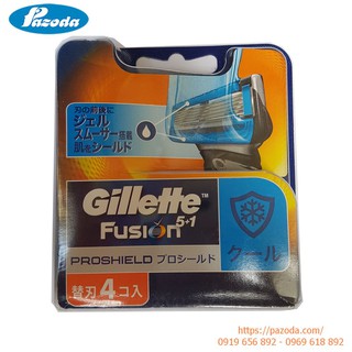 Hộp lưỡi dao cạo râu Gillette Fusion Proshield