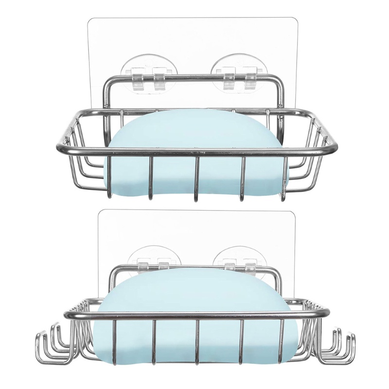 Giá Đỡ Xà Phòng Gắn Tường Bằng Thép Không Gỉ