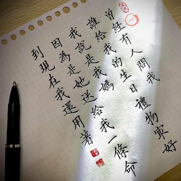 Bút gel viết tiếng trung, luyện viết chữ hán odemei