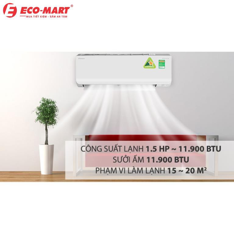 Điều hòa Daikin 2 chiều Inverter R32(VN) FTHF35RAVMV/RHF35RAVMV