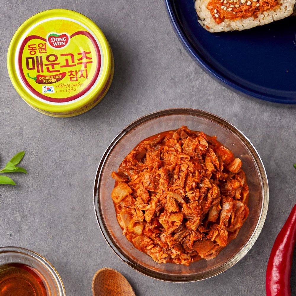 Cá Ngừ Hộp Vị Cay Dongwon Hàn Quốc Hộp 100Gr - Siêu Ngon