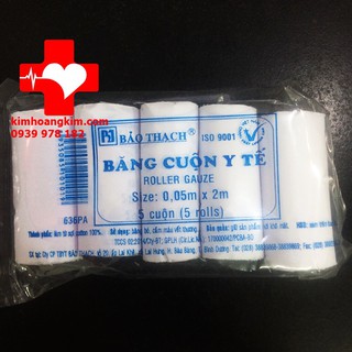 Băng cuộn y tế Bảo Thạch size 0,05m x 2m