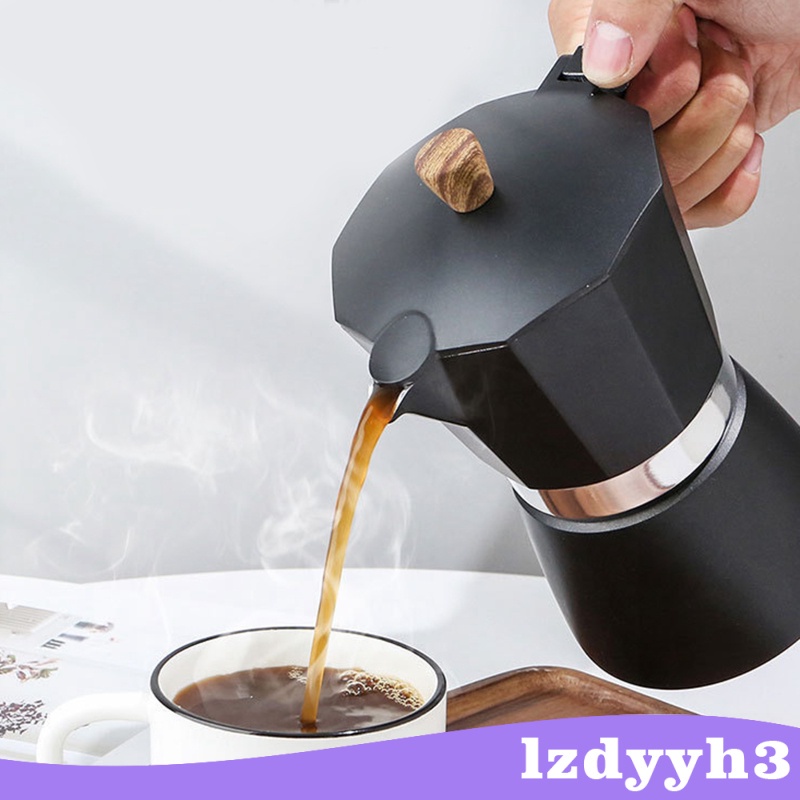 Bình Pha Cà Phê Moka Espresso Phong Cách Ý Nấu Trên Bếp Tiện Dụng với phong cách ý chất liệu nhôm