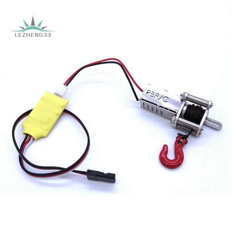 Tời Kim Loại 3CH Thu Nới Dây Cáp Tự Động Dành Cho Xe Hơi WPL B14 B24 B16 B36 C14 C24 C34 MN D90 MN99S RC