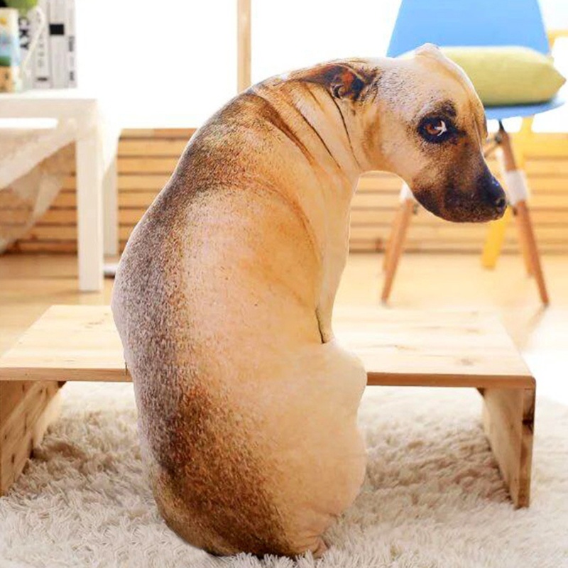 Gối Ngủ Giữ Ấm Hình Chú Chó Nhồi Bông Đáng Yêu