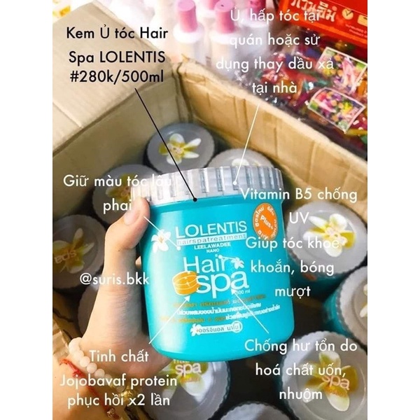 Kem Ủ Tóc Lolentis Hair Spa 500ml Thái Lan
