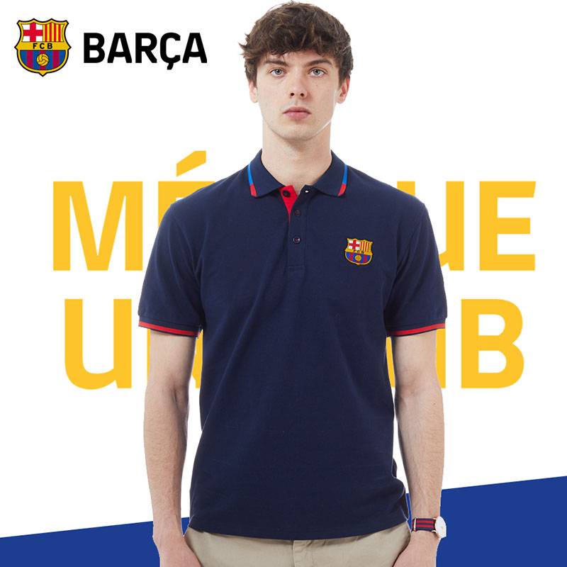 Np2 Barcelona Fc. Áo Thun Polo Plus Size PN2 Phong Cách Bóng Đá Cổ Điển