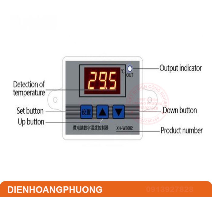 Bộ điều khiển nhiệt độ XH-W3002