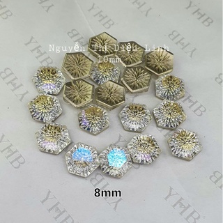 Đá khối chân bằng K9 vân hoa