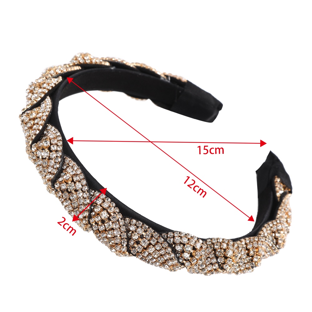 Haimeikang Cài Tóc Đính Đá Giả Kim Cương Sang Trọng Sáng Tạo Hàng Mới