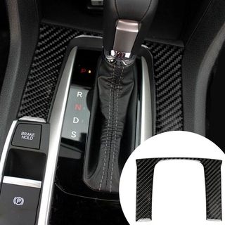 Ốp viền bảng điều khiển cần số cho xe hơi honda civic 10th 16-19