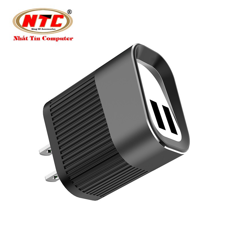 Cốc sạc Hoco C40 Speedmaster có màn hình hiển thị (2 cổng sạc, dòng điện max 2.4A) - Hãng phân phối chính thức