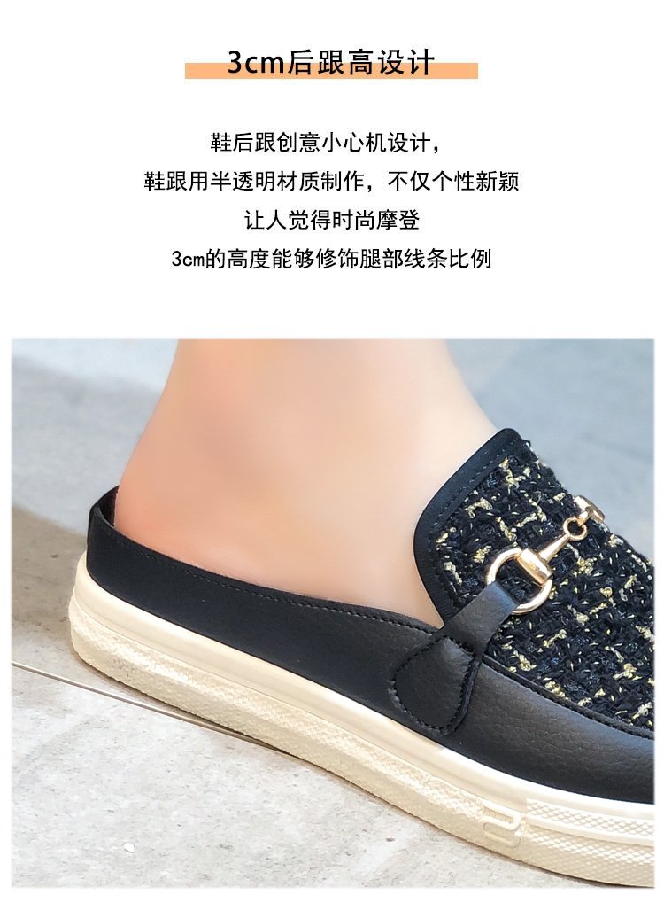 Giày Lười Canvas Họa Tiết Ca Rô Ca Rô Thời Trang Dành Cho Nữ | BigBuy360 - bigbuy360.vn