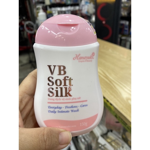 Dung dịch vệ sinh Hana Soft &amp;Silk, VB Soft &amp;Silk Hannayuki chính hãng Đoàn Di Băng