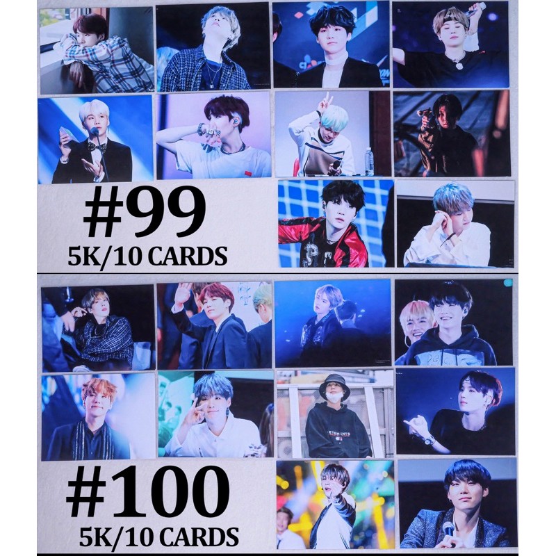 (Có sẵn) Sale set card  SUGA BTS 6 | BigBuy360 - bigbuy360.vn