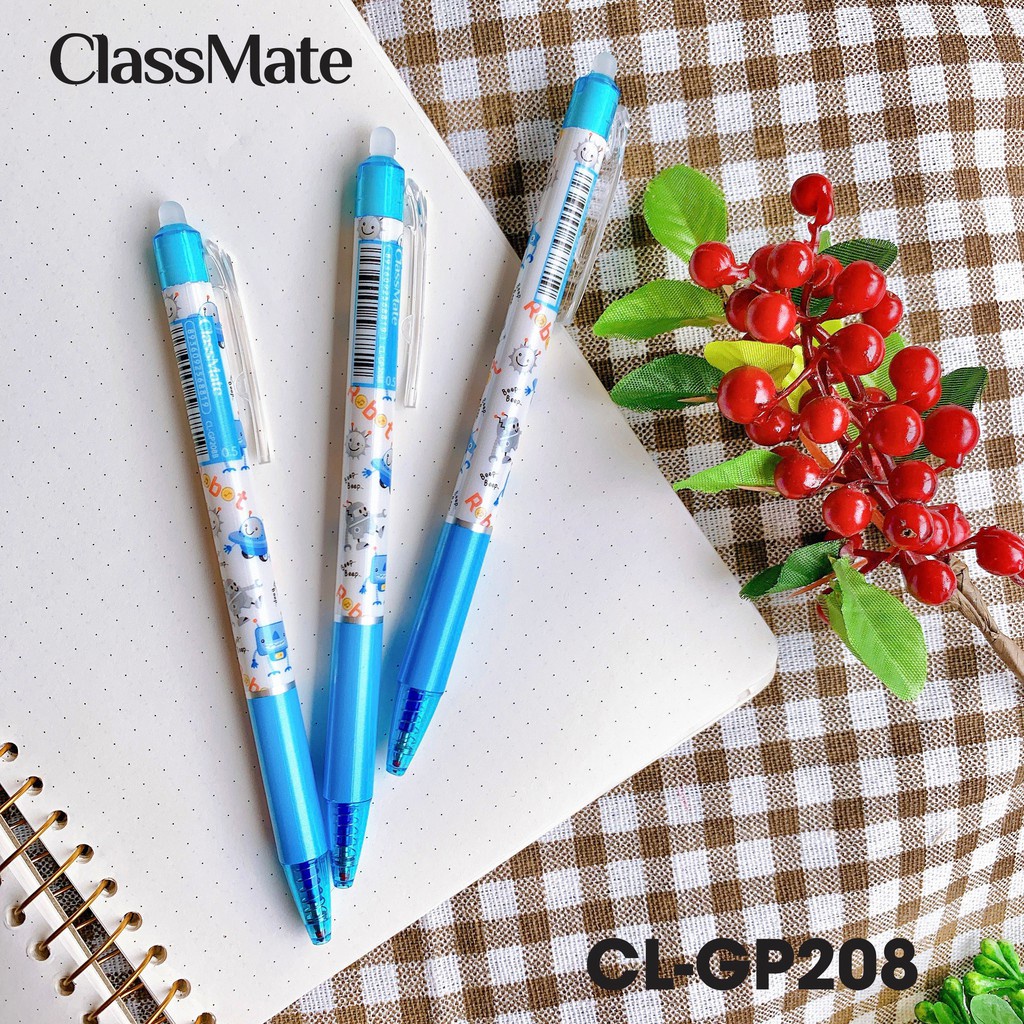 Bút Gel xóa được CL-GP208 đầu 0.5mm (thiết kế 2021) [Đồ dùng học sinh Classmate]