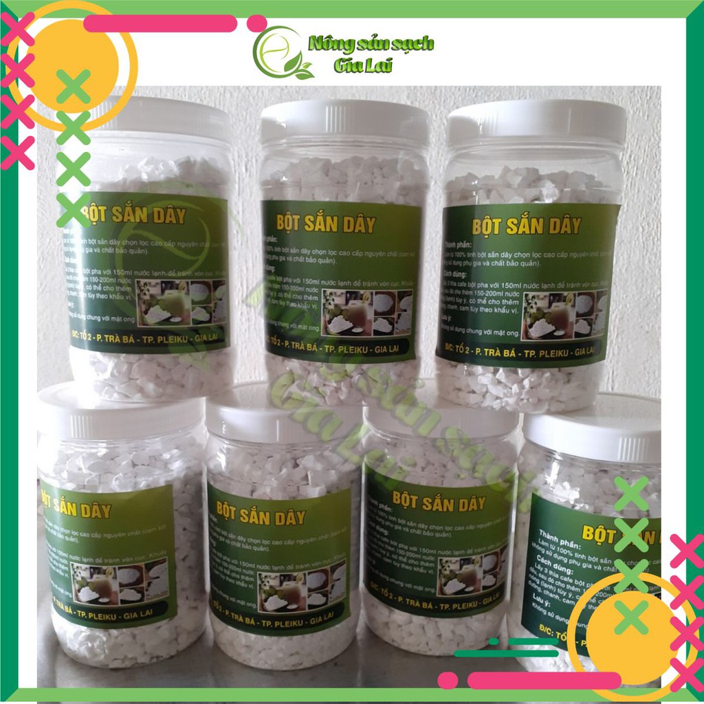 1kg Bột sắn dây thơm, ngon  chuẩn  sấy bằng điện bột rất mịn và thơm, trắng sạch