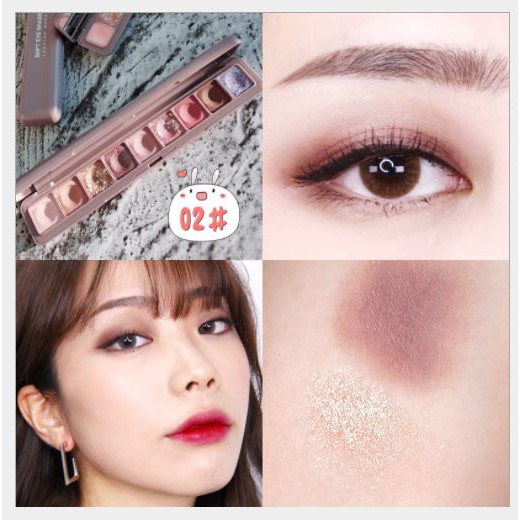 Phấn Mắt Nhũ 9 Ô HANRU Soft Eye Shadow Hàng Nội Địa Trung